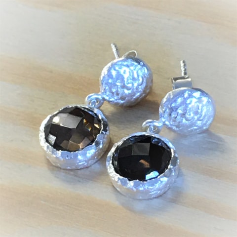 oh255-facettierter-rauchquarz-silber-matt-10-mm