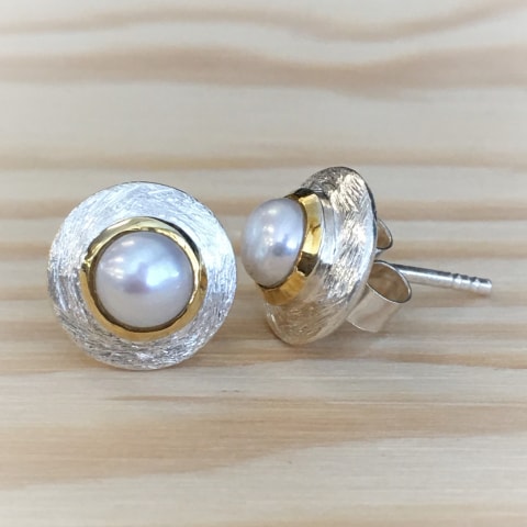 oh350-suesswasserperle-vergoldet-silber-matt-10-mm