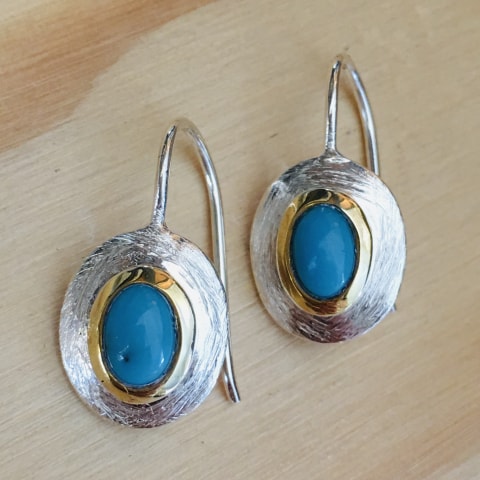 oh351-arizona-tuerkis-vergoldet-silber-matt-12×10-mm