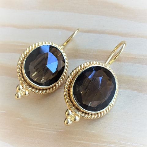 oh511-facettierter-rauchquarz-silber-vergoldet-20×14-mm