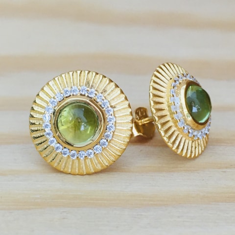 oh795-peridot-mit-zirkonia-silber-vergoldet-matt-14-mm