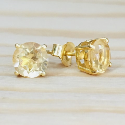 oh852-facettierter-citrin-silber-vergoldet-7×7-mm